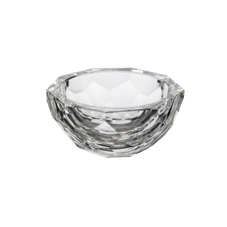 Oleg Cassini Crystal Decorative Bowl in Clear Wayfair