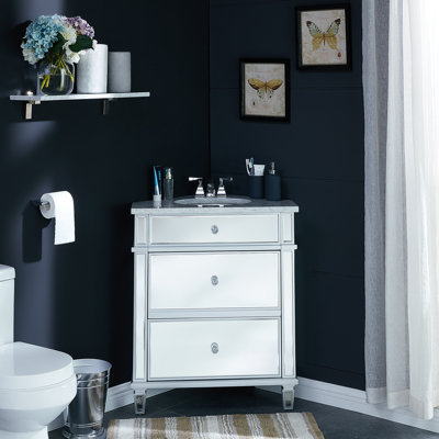 Corner Bathroom Vanities at Great Prices | Wayfair