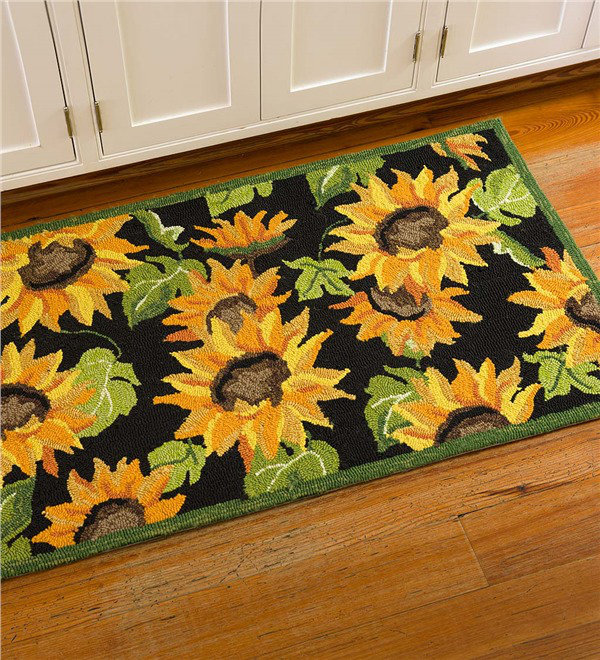 Plow Hearth Sunflower Kitchen Mat Reviews Wayfair
