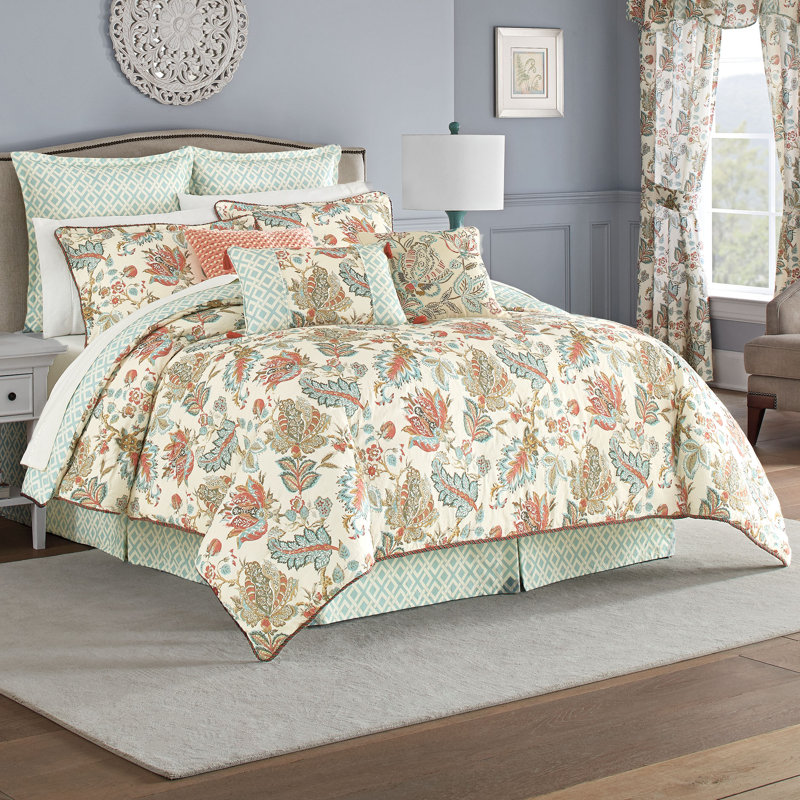 Waverly Brompton Reversible Comforter Set Wayfair