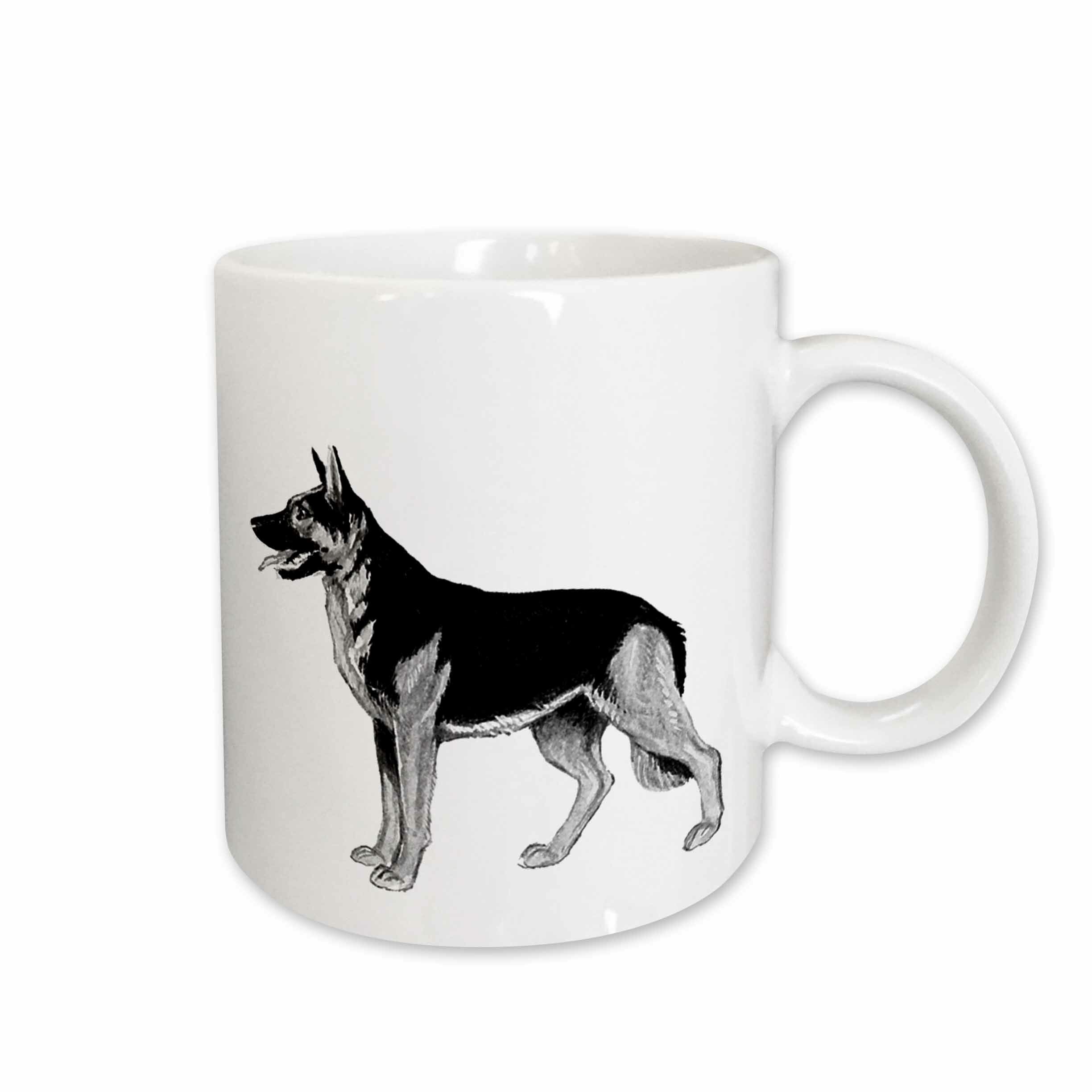 East Urban Home German Shepard Dog Coffee Mug Wayfair