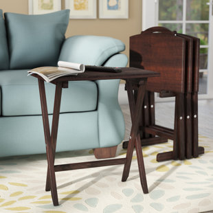 Alice 4 Piece Tv Tray Table Set Alice 4 Piece Tv Tray Table Set