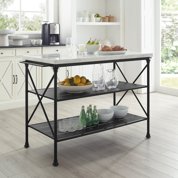 Sand Stable Amelia Kitchen Island Reviews Wayfair