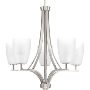 Go to store & view more images Devi 5-Light Shaded Chandelier by Red Barrel Studio