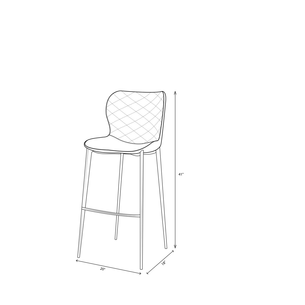 Upper Square™ Albert Upholstered Bar & Counter Stool & Reviews | Wayfair
