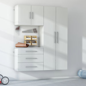 Wayfair Basics 6'H x 5'W x 1.33'D 3 Piece Storage Cabinet B Set