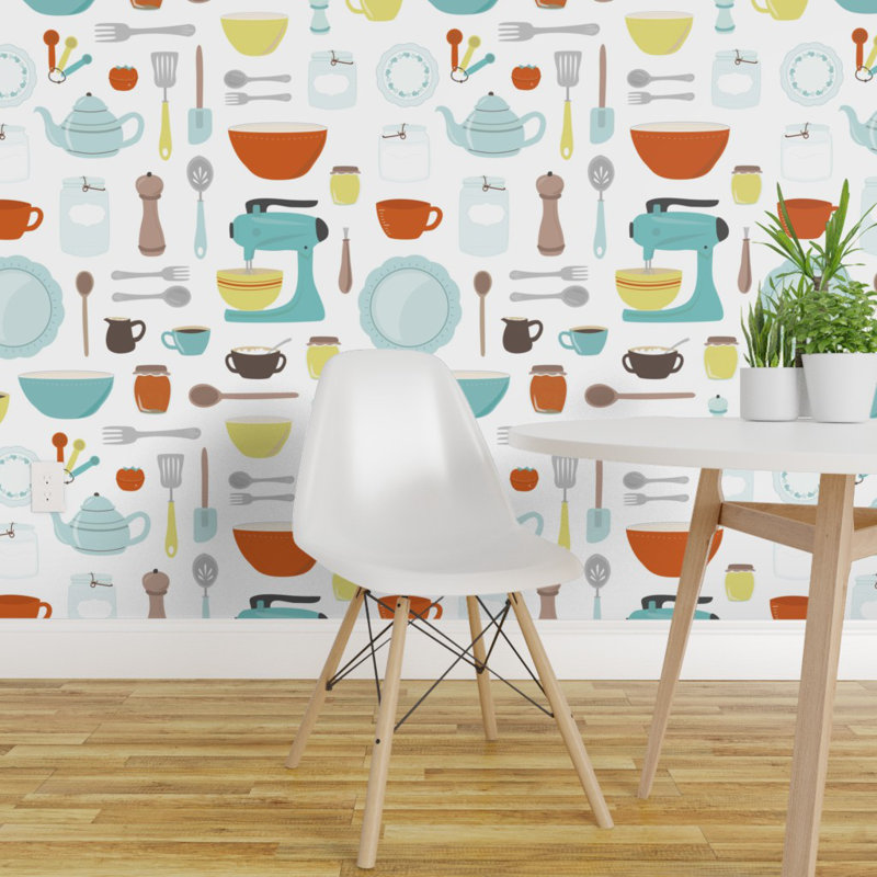 Ebern Designs Plymptonville Vintage Kitchen 27 L X 24 W Texture