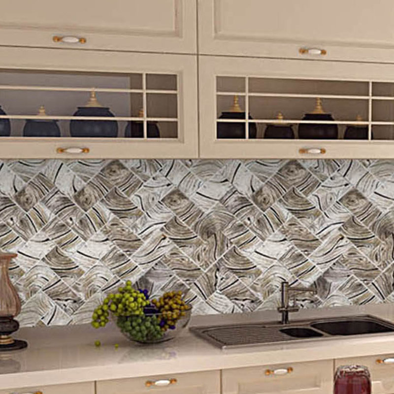 Skinnytile 6 X 3 Glass Peel And Stick Subway Tile Wayfair