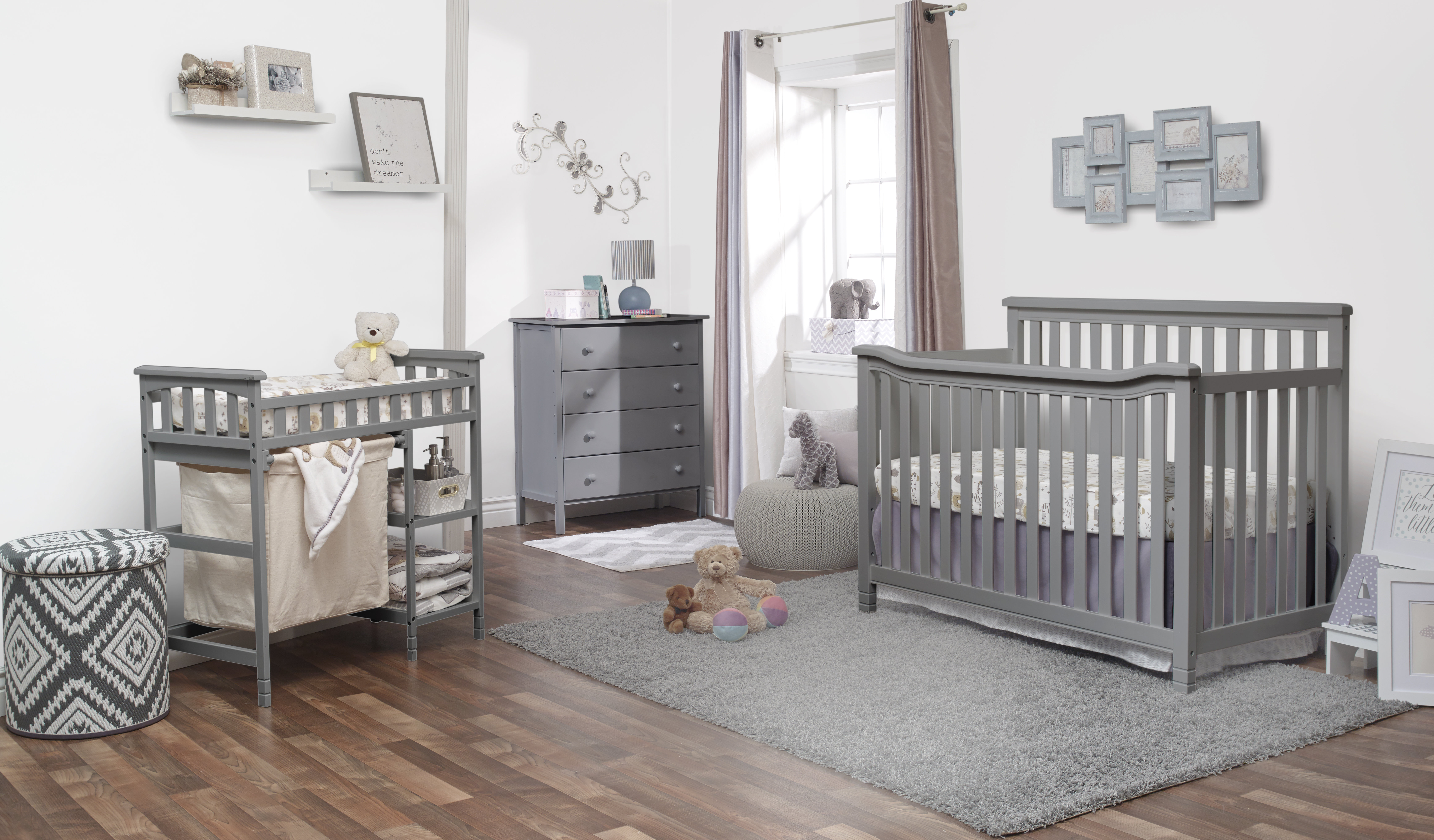 3 piece crib furniture set