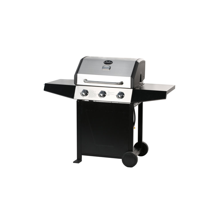 Shinerich 3 Burner Free Standing Liquid Propane 36000 Btu Gas Grill Wayfair