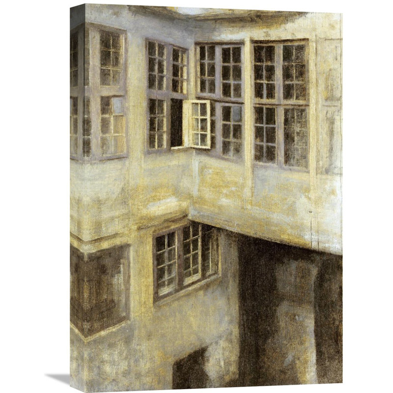 Global Gallery The Courtyard At 30 Strandgade By Vilhelm
