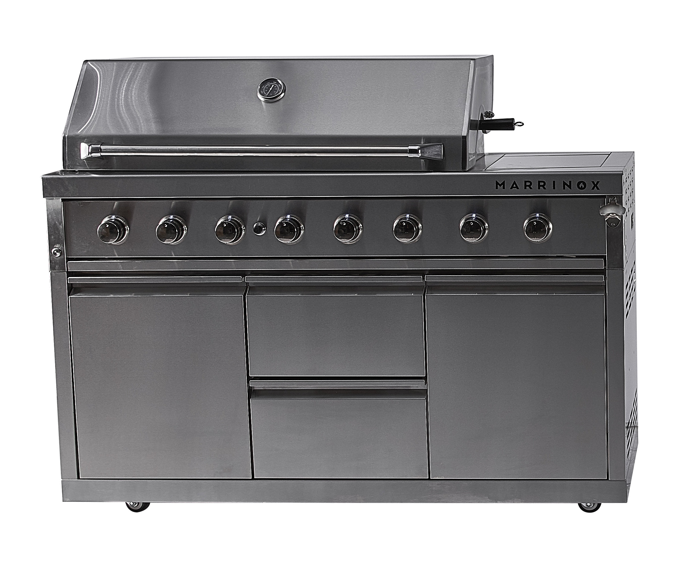 Marrinox Bbq 6 Burner Flat Top Propane Natural Convertible Gas