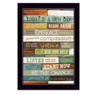 Today Is A New Day Wall Art Wayfair