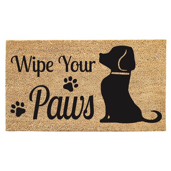 Ocampo Wipe Your Paws Door Mat