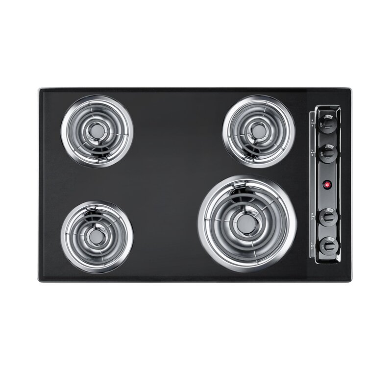 Summit Appliance Summit 30 Electric Cooktop With 4 Burners Wayfair