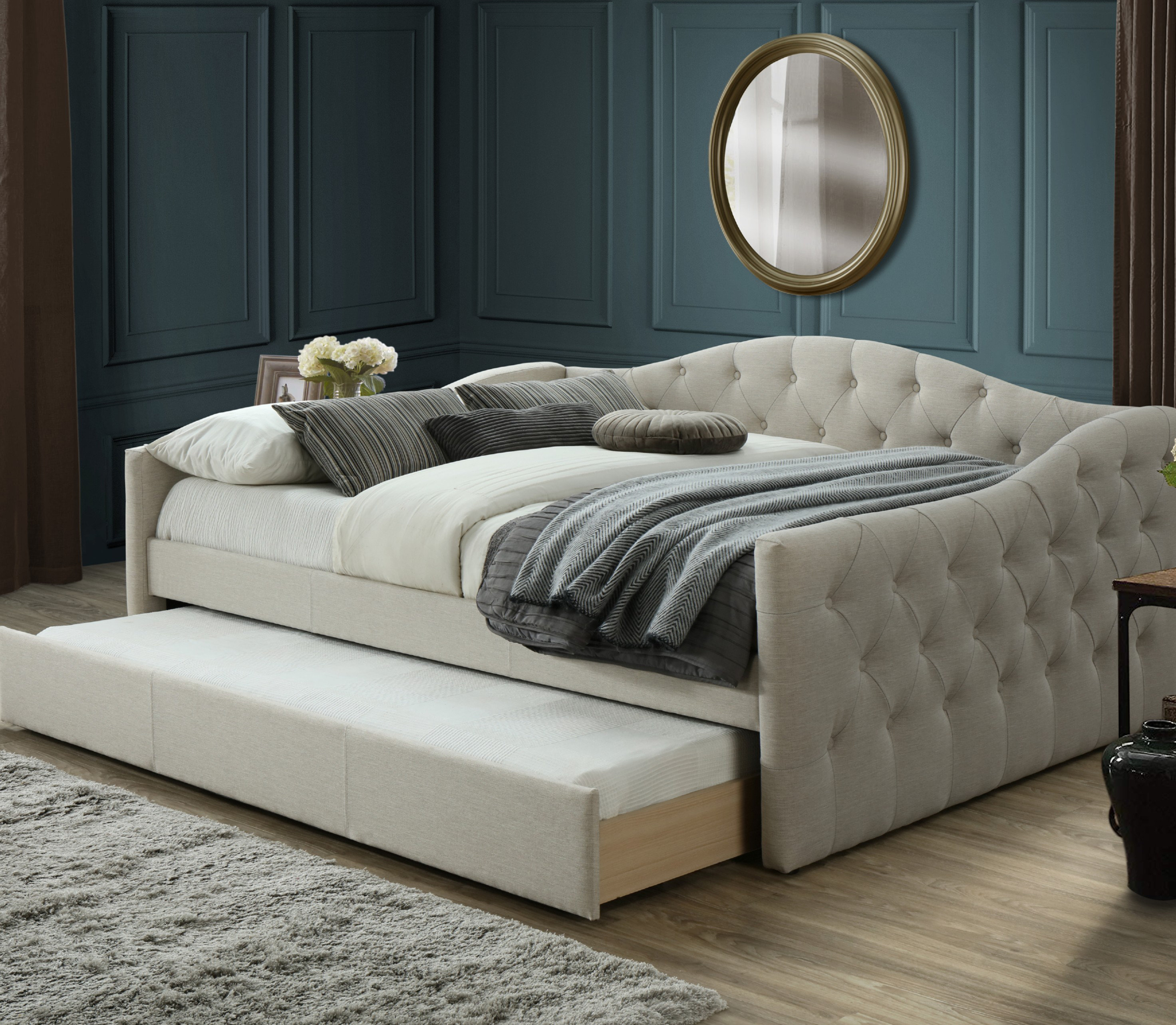 daybed with trundle navy