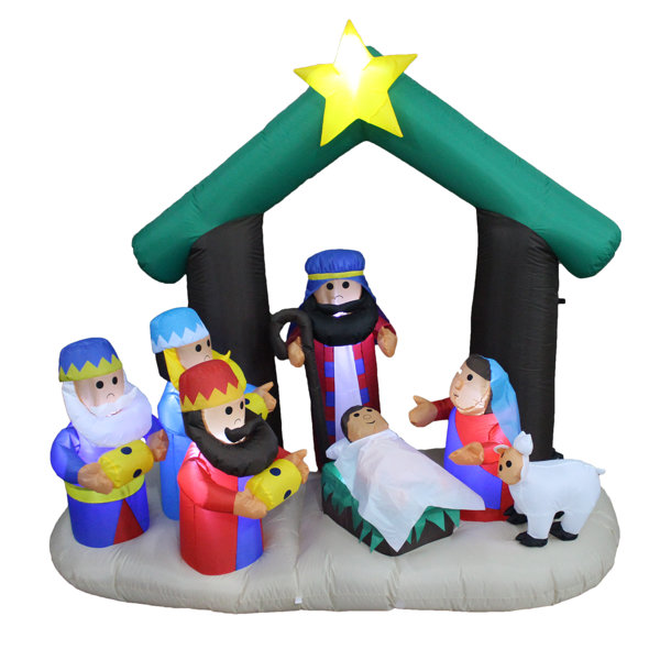 Inflatable Nativity Scene