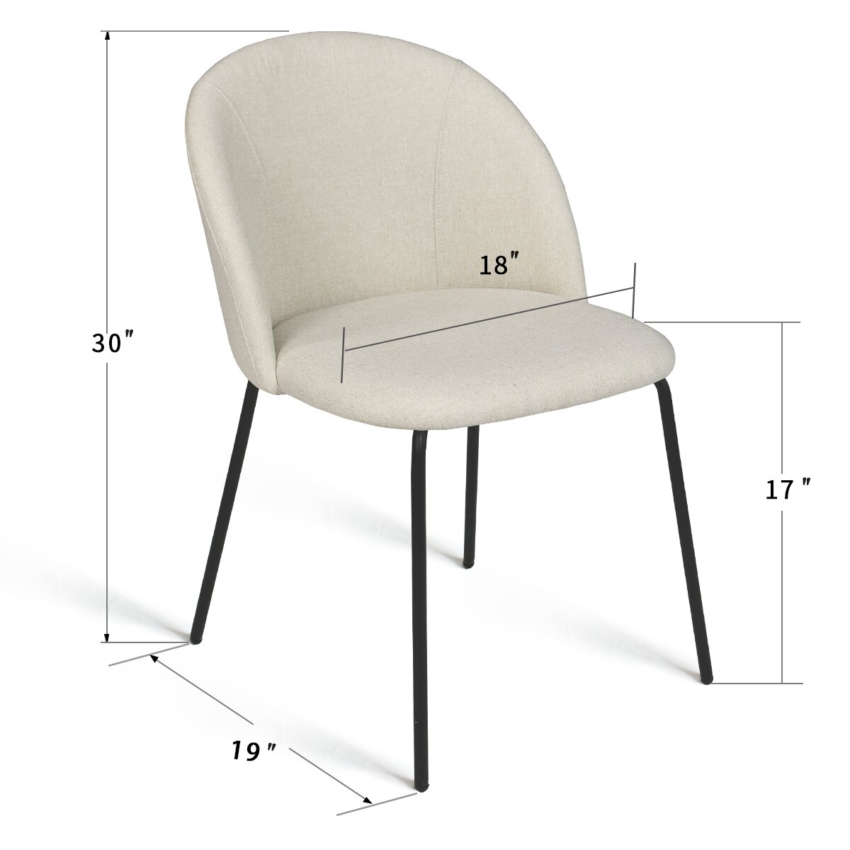 Mercury Row® Seibold Upholstered Side Chair & Reviews | Wayfair