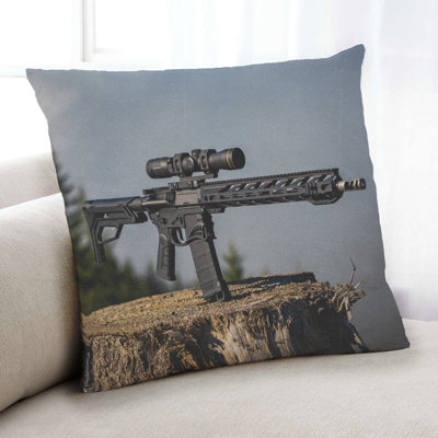 Tools Guns 11 Throw Pillow East Urban Home Cover Material Microsuede Tools Guns 11 Throw Pillow East Urban Home Cover Material Microsuede