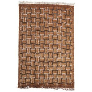 Beige Geometric Rug