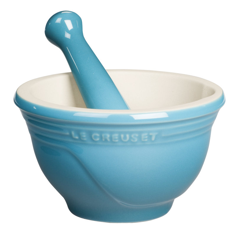 Le Creuset Stoneware Mortar and Pestle Set & Reviews Wayfair