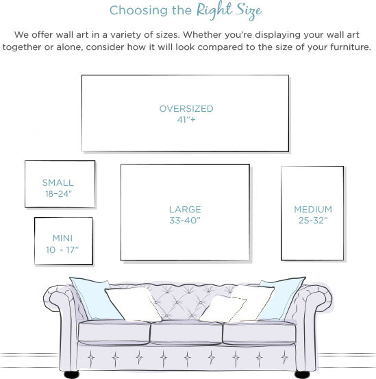 Wall Decal Size Chart