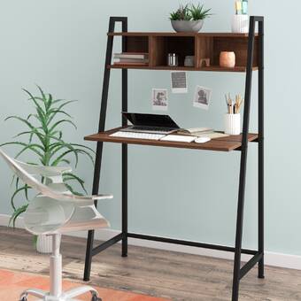 Foundstone Diego Leaning Ladder Desk Reviews Wayfair