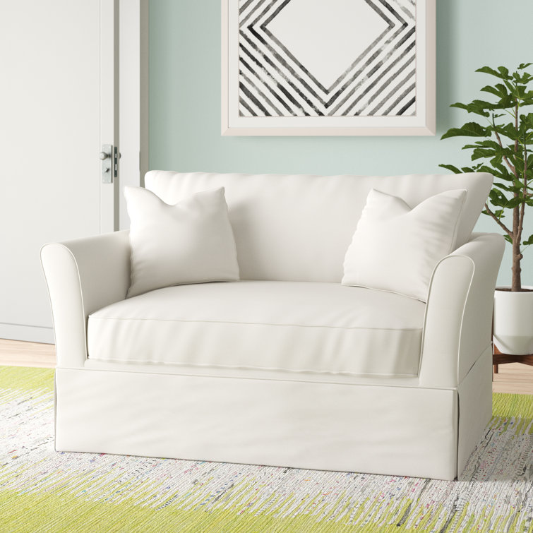 white chair and a half