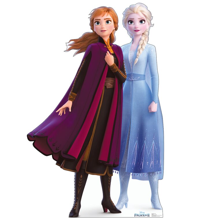 Advanced & Elsa (Disney's Frozen II) Cardboard Standup & Reviews | Wayfair