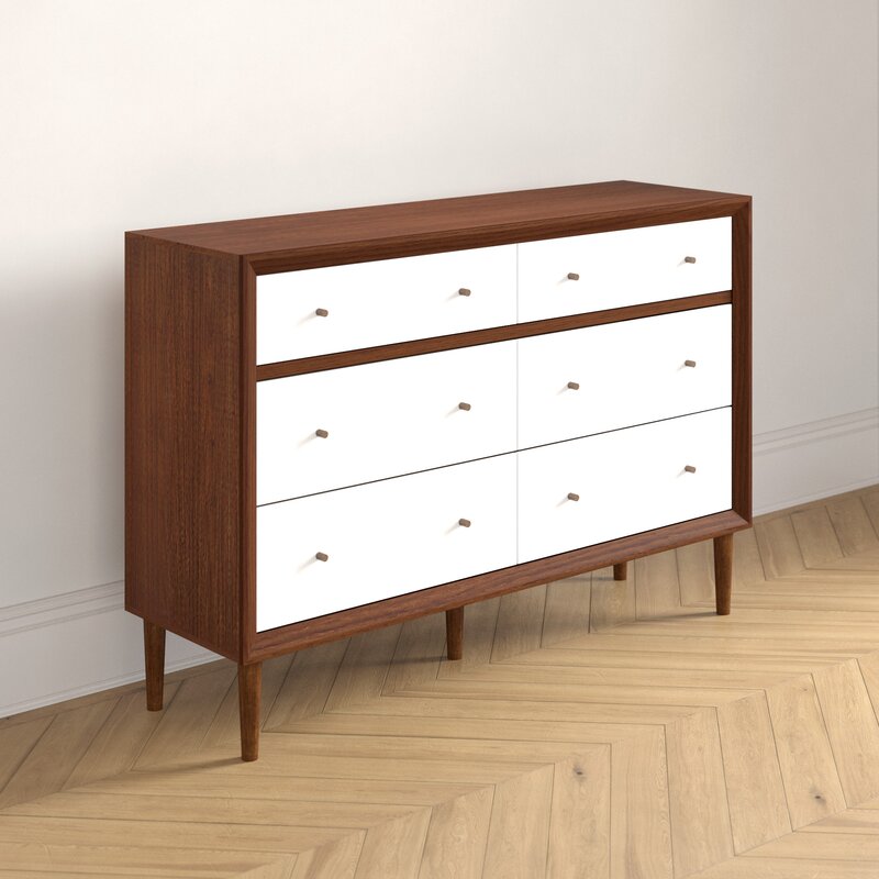 Foundstone Adelia 6 Drawer Double Dresser Reviews Wayfair