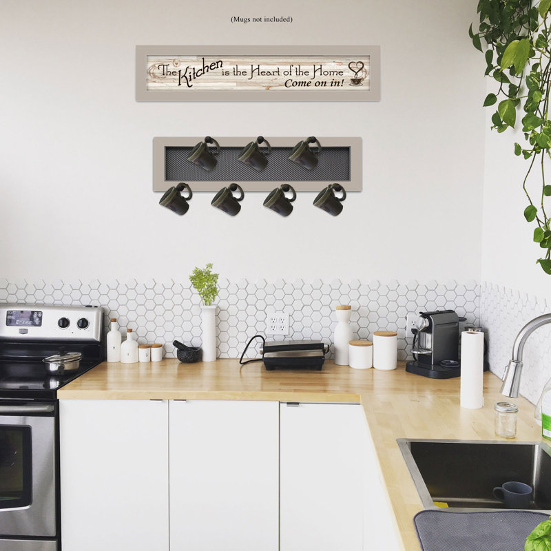 august grove 2 piece the kitchen vignette wall décor set | wayfair