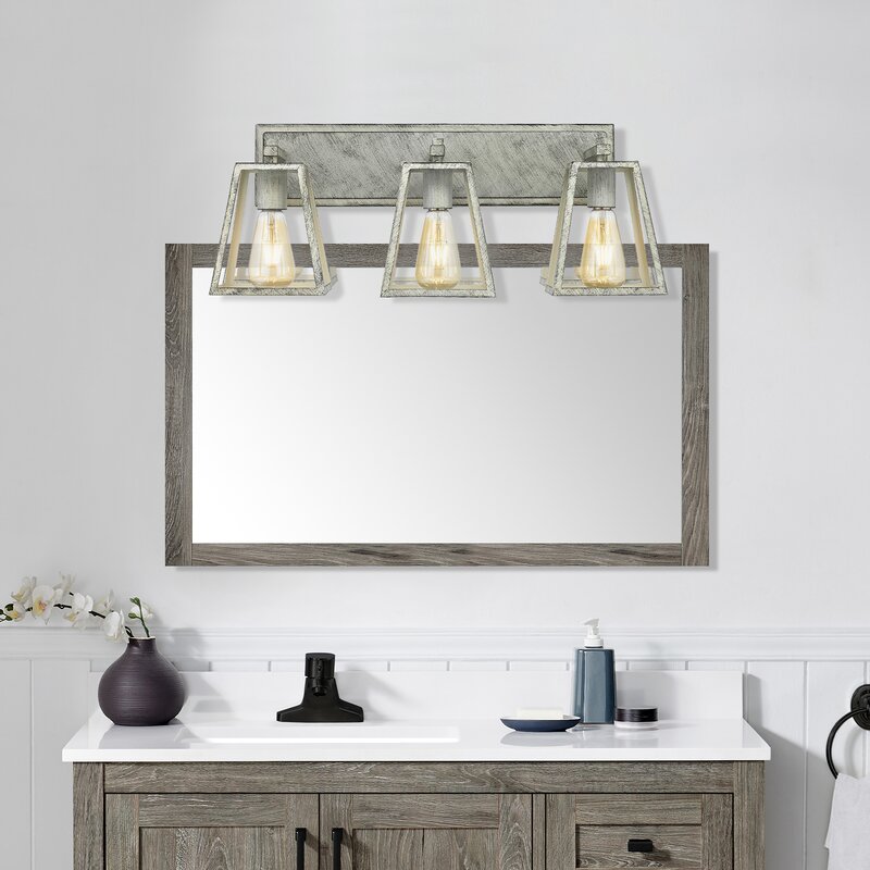 Ove Decors Agnes 3 Light Dimmable Brushed Wood Vanity Light Wayfair Ca