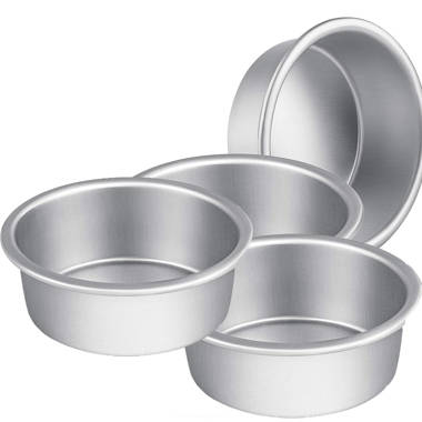 Round Metal Cake Moulds Baking Mold Pan Kitchen Dish Aluminum Alloy Oven Safe 