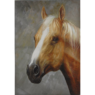 Horse Wooden Wall Art You Ll Love Wayfair Equine Horse Graphic Art Print On Wood