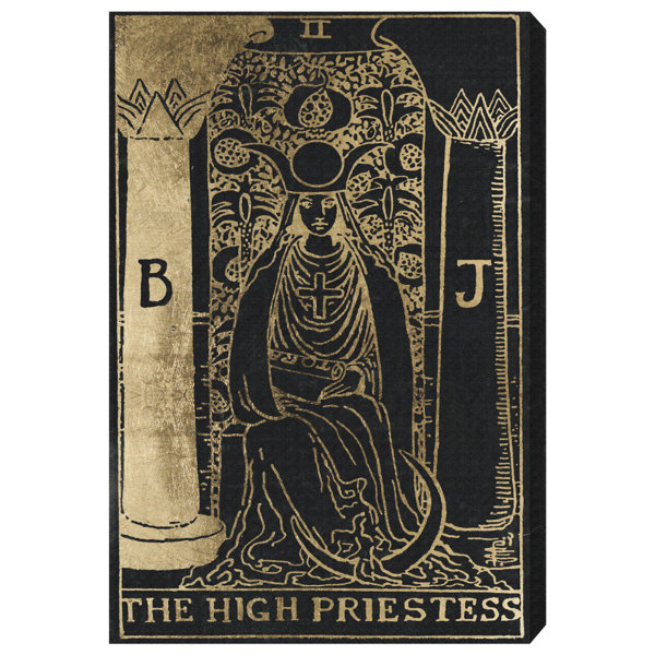 Oliver Gal The Art Cabinet The High Priestess Tarot Graphic Art
