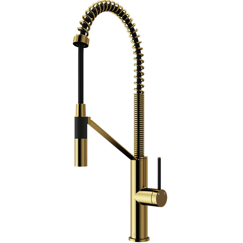 Livingston Magnetic Pull Down Single Handle Kitchen Faucet