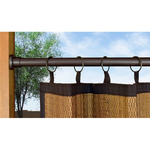Quality sping loaded shower rod rail extendable from 75CM to 120CM 30 x 47 Satin 