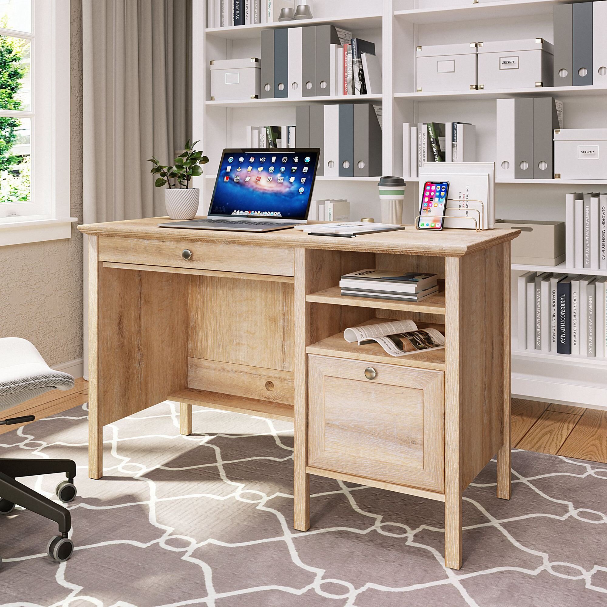 Modern Small Spaces PC Laptop Table Home Office Computer Desk Study Writing Desk 