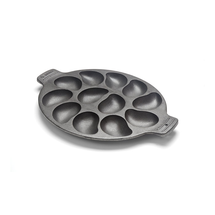 outset cast iron oyster grill pan