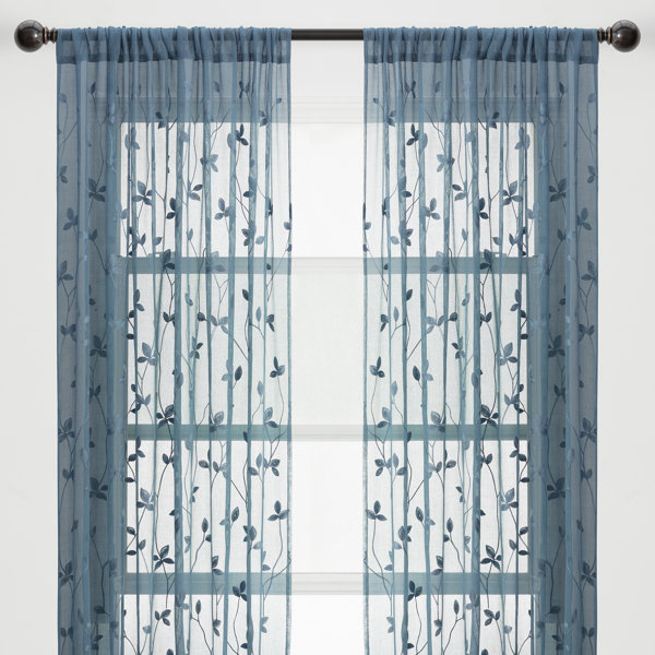 7 Better Homes  Gardens Scalloped Trellis Embroidered Polyester Shower Curtain 