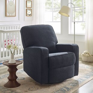 Cookson Upholstered Reclining Glider By Harriet Bee