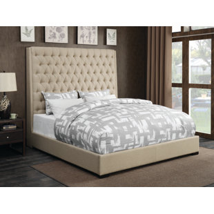 Go to store & view more images Three Posts Gauthier Upholstered Panel Bed