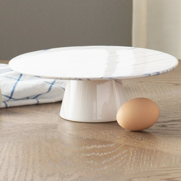 Birch Lane™ Marbled Ceramic Cake Stand & Reviews | Birch Lane Birch Lane™ Marbled Ceramic Cake Stand & Reviews | Birch Lane