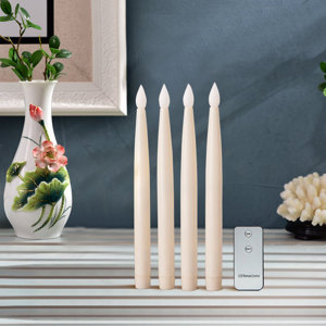 4 Piece Flameless Candle Set (Set of 4)