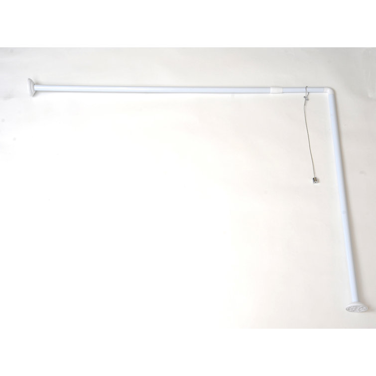 Evideco 71" LShaped Shower Curtain Enclosure & Reviews Wayfair.ca