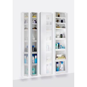 29 x 158 cm Verspiegelter Badschrank von Probell