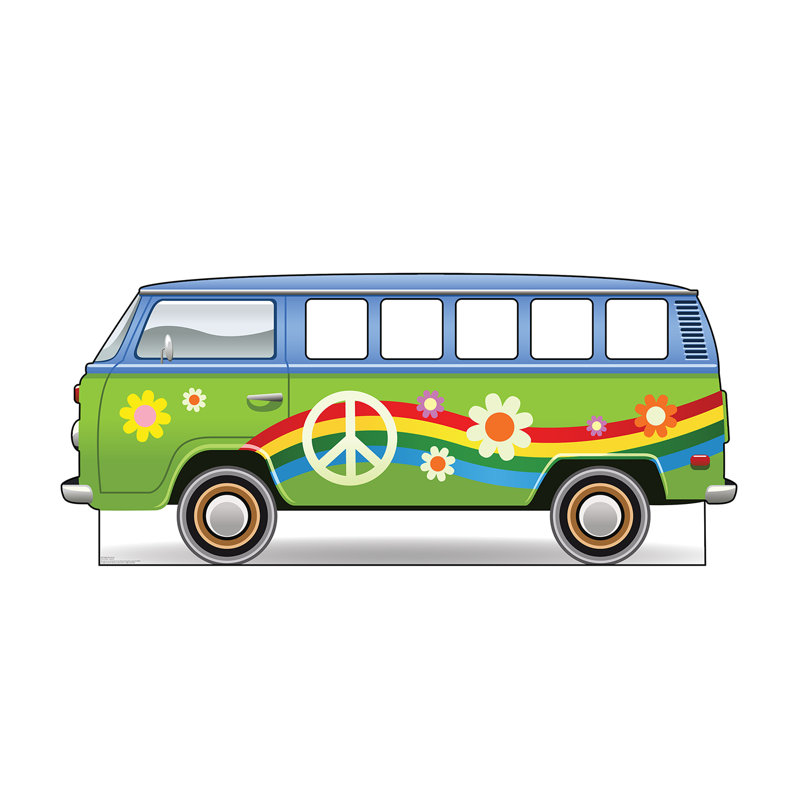 green hippie van