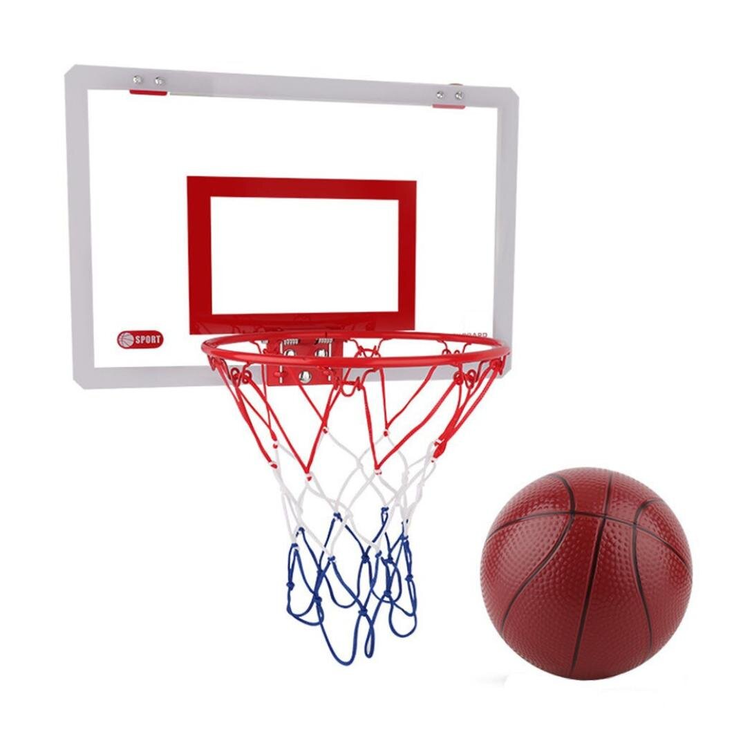 Kids Sports Mini Basketball Backboard Hoop Net Set Indoor Outdoor Toy W/ Ball 