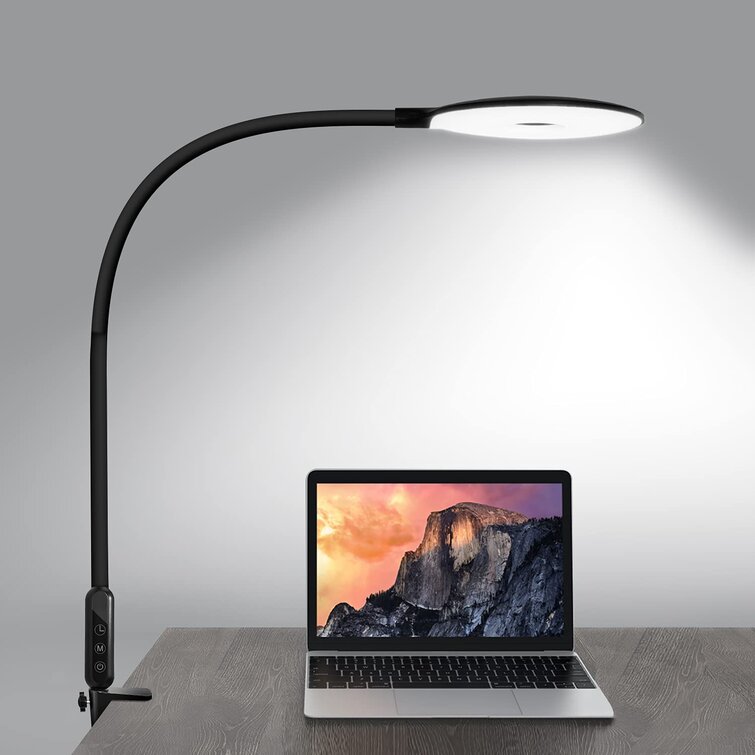 Flexible Clip-on Table Lamp 10 LED Clamp Reading/Study/Bed/Laptop/Desk Light