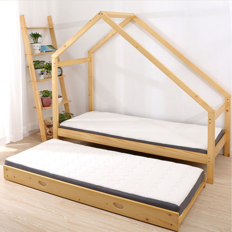 kids double floor bed